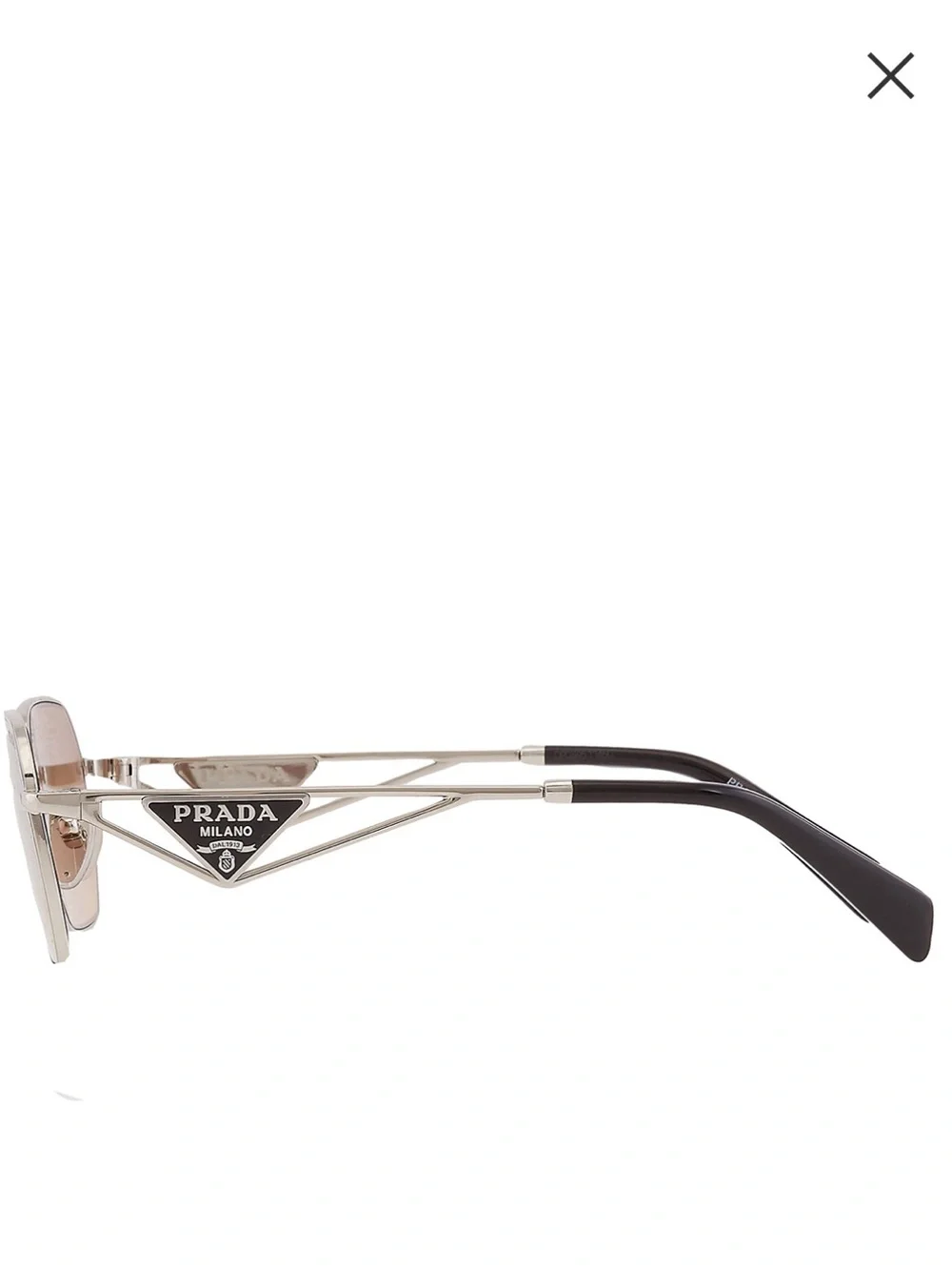 Prada - PRA51S Brown Mirror Silver Gradient